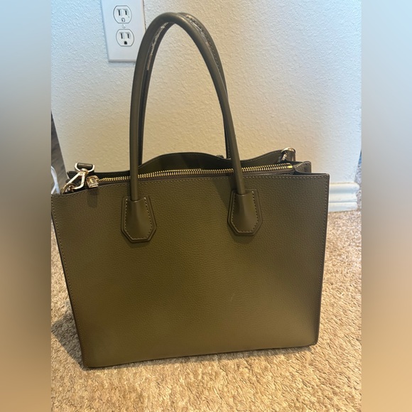 Michael Kors Olive Green Satchel Bag - Picture 3 of 5